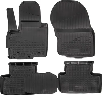Produktbild von NORM LINERS | 3D Gummimatten Auto Matten Fussmatten Kompatibel mit Citroen C4 AirCross / Peugeot 4008 / Mitsubishi ASX ab 2010 4tlg, Individuelle Passform mit Hohem Rand cca 4-5cm, Allwetter,