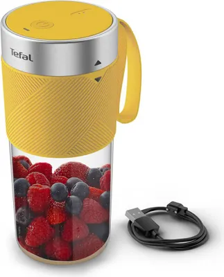 Produktbild von Tefal Lightmix BL1C0230 blender 0.3 L Portable blender Stainless steel, Transparent, Yellow