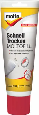 Produktbild von Molto Reparatur Moltofill Schnelltrocken Weiß 330 g Fertigspachtel