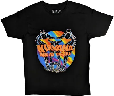 Image de Nirvana - "Come As You Are" T-Shirt pour homme/femme unie RO5699 (XL) (Noir)