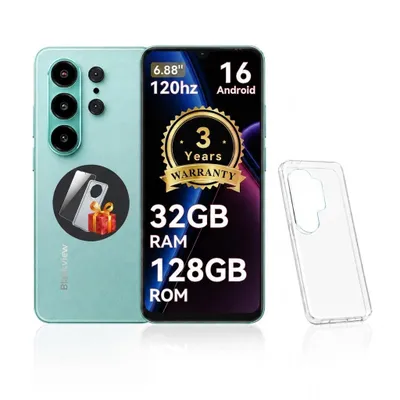 Produktbild von Blackview WAVE 10 6.88" HD+ 120Hz Display,32+128GB,Android 16,32 MP,Dual SIM,Fingerabdruck,5000 mAh, WiFi 5G,GPS,Doke AI 2.0,Flaggschiffmodell
