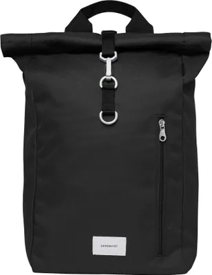 Produktbild von Sandqvist 19L Ground Rolltop-Rucksack, Schwarz One Size