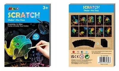 Produktbild von Russell Kreatives Unterwasser Kratzbild Set für Kinder