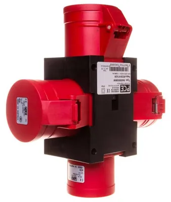 Zdjęcie produktu dla PCE Pieszyce, rozdzielnica zasilająca 3x16A, 4-biegunowa, IP44, do zastosowań budowlanych