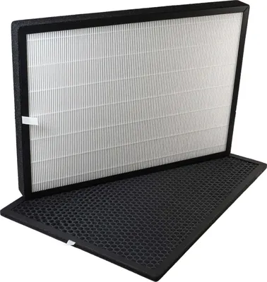 Produktbild von vhbw 2-teiliges Filter-Set kompatibel mit Marreal AP5001B Luftreiniger - HEPA-Filter, Aktivkohlefilter