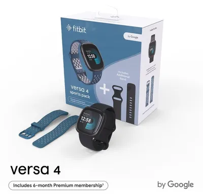 Produktbild von Fitbit Versa 4, AMOLED, Touchscreen, GPS