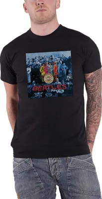 Produktbild von The Beatles - T-Shirt für Herren/Damen Uni RO2099 (XL) (Schwarz)