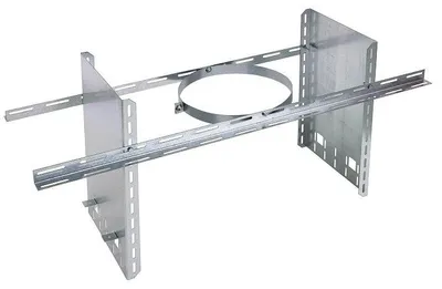Image de Collier de soutien réhaussé 40cm CSR Ø150 Inox galva POUJOULAT - 32150012