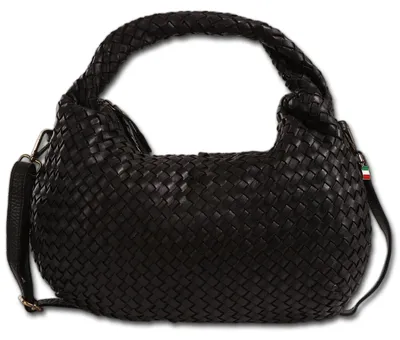 Produktbild von Tasche Schultertasche schwarz Damen Leder Florence 8x46x28cm D3OTF866S1