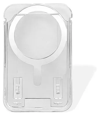 Immagine prodotto di Porta carte magnetico trasparente, per 2 carte, portacarte portatile