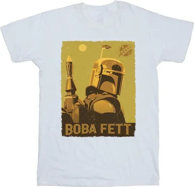 Produktbild von Star Wars - "The Book Of Boba Fett Planetary Stare" T-Shirt für Herren BI44929 (3XL) (Weiß)