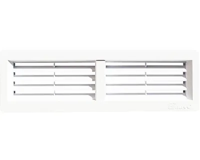 Obrázok produktu pre Vetracia mriežka HACO VM B 220x55 mm plastová biela