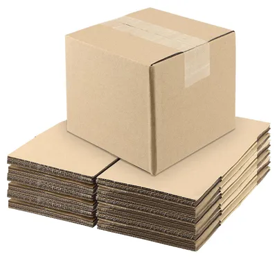 Immagine prodotto di Scatole di cartone quadrate, dimensioni 6" x 6" x 6" - Scatole per imballaggio e spedizione