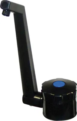 Produktbild von Umklappbarer Wasserhahn Schwarz ABS 12V, Höhe 170 mm, zusammengeklappt 35 mm