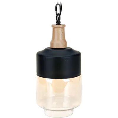 Produktbild von Moderne Hängeleuchte aus Glas, 18 x 32 cm - Home Styling Collection