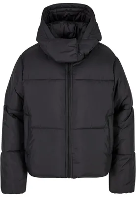 Obrázek produktu pro Dámská zimní bunda Urban Classics Ladies Hooded Collar Puffer Jacket black - S