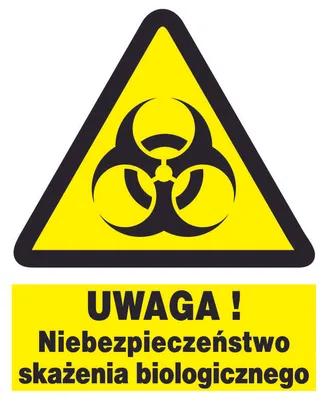 Obrázok produktu pre POZOR BIOLOGICKÁ KONTAMINÁCIA - výstražná značka 225X275