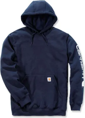 Produktbild von Carhartt Midweight Sleeve Logo Hoodie Grösse: XXL, Farbe: Dunkelblau