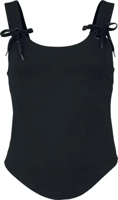 Produktbild von Gothicana by EMP Damen schwarzes Top mit Schnürung S