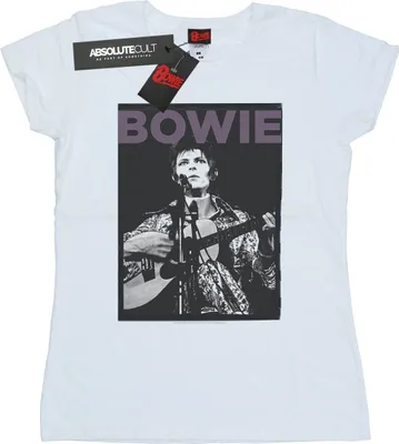 Produktbild von David Bowie - T-Shirt für Damen BI16693 (L) (Weiß)