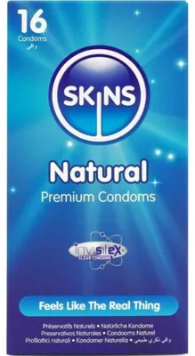 Obrázok produktu pre Skins – prírodné prémiové kondómy