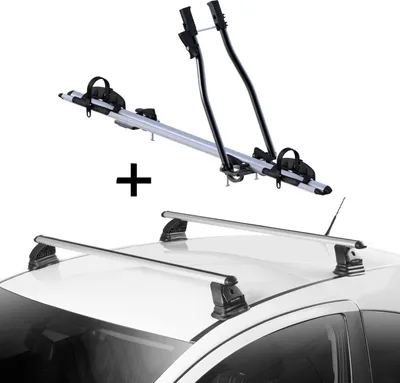 Produktbild von Fahrradträger SAGITTAR + Dachträger VDP EVO ALU kompatibel mit für Citroen C3 II 5 Türer 2009-2016