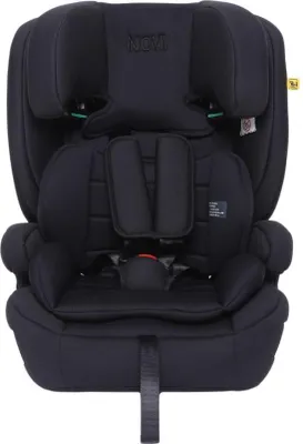 Produktbild von Novi Jules i-Size Kindersitz (R129) – 76–150 cm – 5-Punkt-Gurt – Gurtbefestigung – mit Sitzverkleiner - Schwarz