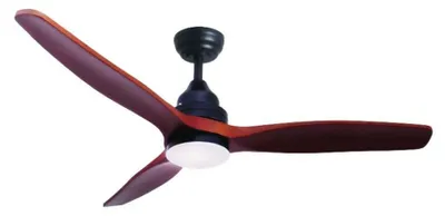 Produktbild von ACA Deckenleuchte mit Ventilator, dimmbar, LED, 132 cm, DC 40 W, braunes Holz, mit Fernbedienung, FANKVBR40G