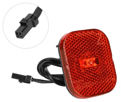 Produktbild von LED Rücklicht Für Ninebot Max G3 F3 ZT3 Pro E-Scooter Bremslicht 2 Pin Rot
