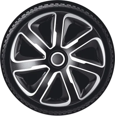 Produktbild von ARGO Radblenden 16 LIVORNO CARBON SILVER BLACK