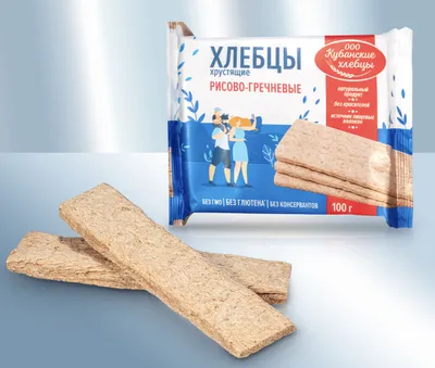 Produktbild von Knusperbrot aus Reismehl und Buchweizenmehl 100g