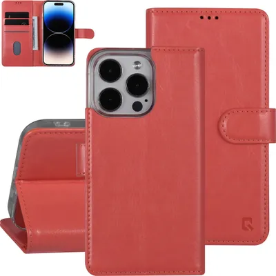 Produktbild von UNIQ Accessory iPhone 14 Pro Booktype Case - Card holder for 3 cards - Magnetic closure - Pink