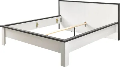 Produktbild von Bett Sherwood 180x200cm - Pinie Weiß