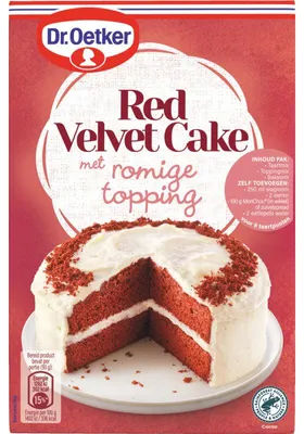 Produktbild von Dr. Oetker Verwen Red Velvet Kuchen, 293 g – Saftiger, cremiger Kuchen
