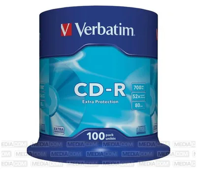 Produktbild von Verbatim CD-R Rohlinge 700MB 100er Spindel