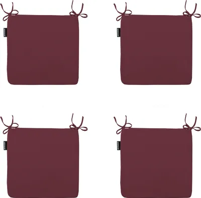 Produktbild von Madison - Sitzkissen Panama bordeaux - Ca. 40x40 cm - 4er-Set