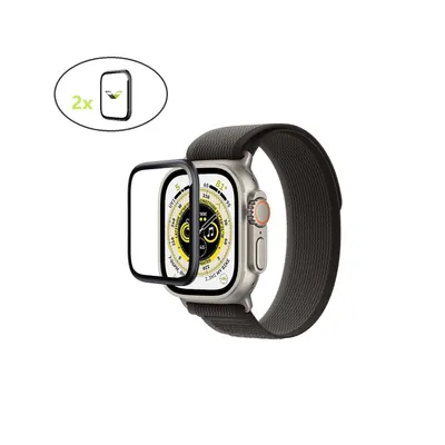 Produktbild von 2 Stück 9H Displayschutz passt für Apple Watch Series 8, 45mm Schutzglas