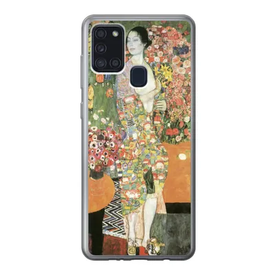 Produktbild von MuchoWow® Handyhülle Schutzhülle Hülle für Samsung Galaxy A21s Tänzerin - Gustav Klimt Silikon Softcase Handy Hülle - Hartschale