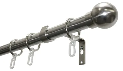 Productafbeelding van Gardinia GST set, 1-delig, kogel Ø 19 mm, roestvrijstalen look, 160