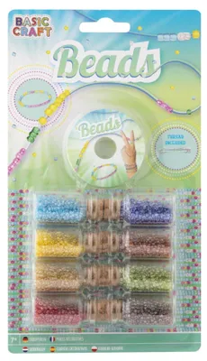 Immagine prodotto di Perline decorative, 8 bottigliette