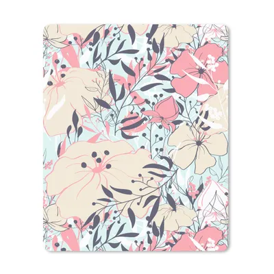 Obrázok produktu pre Podložka pod myš - Vintage - Kvetina - Ružová - Vzory - 19x23cm - Rohožka pod myš