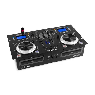 Obrázek produktu pro Vonyx CDJ500, 2.0 kanály/kanálů, 90 dB, 100 W, 20 - 20000 Hz, RCA, 115 - 240 V