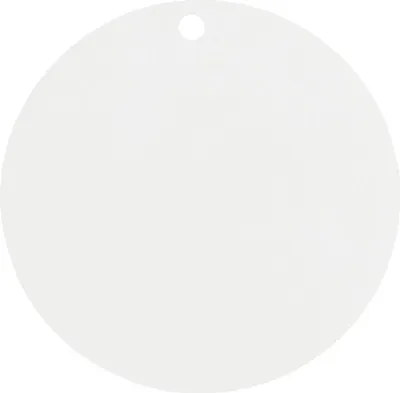 Produktbild von 10 Tischkarten aus weißem Karton 4,7 cm - Einheitsgröße