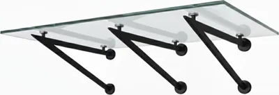 Produktbild von Glaszentrum Hagen 230x90 cm Glasvordach Klar BK-V