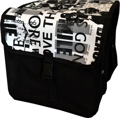 Produktbild von FAHRRADTASCHE Fahrrad 20-26'' Kinder Satteltasche Doppel 40. Hipster