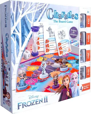 Produktbild von Disney FROZEN 2 Scharade-Spiel: Das Brettspiel in Bilderversion für die ganze Familie