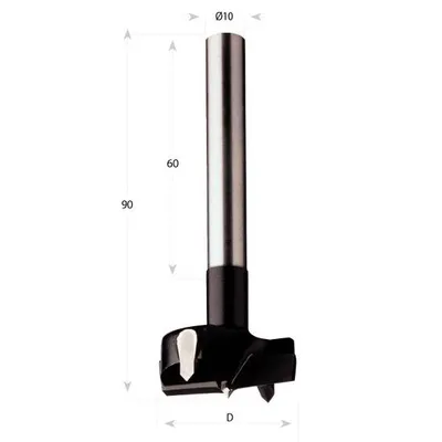 Produktbild von CMT| Handbohrmaschine C512 - Bohren in Weichholz, Hartholz und Laminat