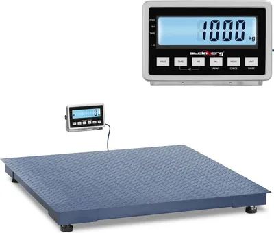 Obrázek produktu pro Expondo Steinberg Systems Podlahová váha – 1000 kg / 0,2 kg – 120 x 120 cm – externí LCD displej