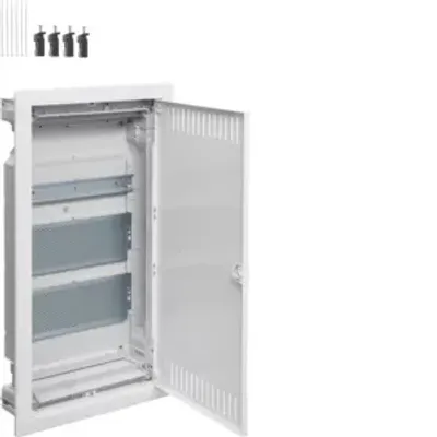 Zdjęcie produktu dla Hager volta Rozdzielnica VDI do ścian szkieletowych (GK) 3R 2xpłyta mont., 1xszyna TH, 348 mm, 94,5 mm, 630 mm