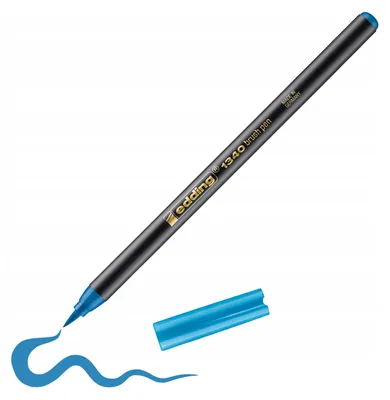 Produktbild von EDDING Fasermaler 1340 Brushpen hellblau